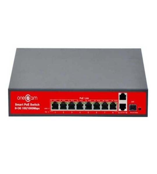 Switch PoE 8 cổng ONECAM SW-10-08P-1SFP-G chất lượng cao